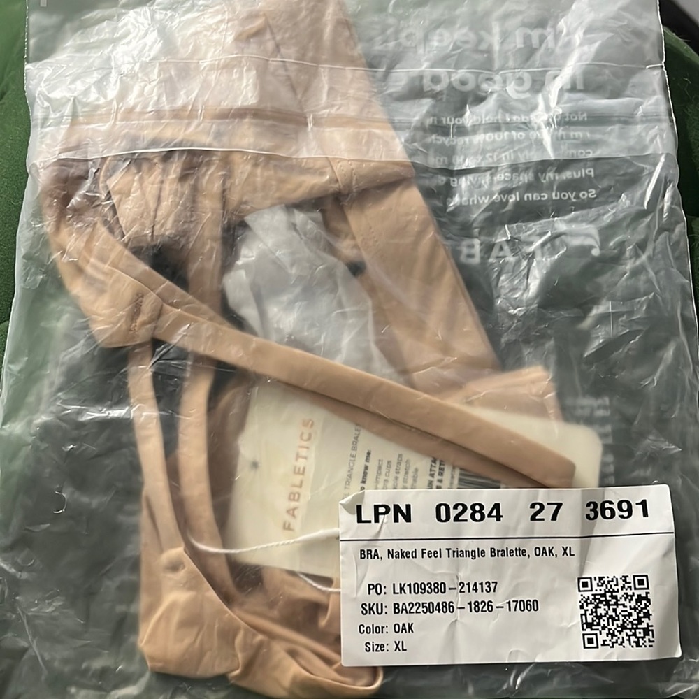 Fabletics Naked Feel Triangle Bralette